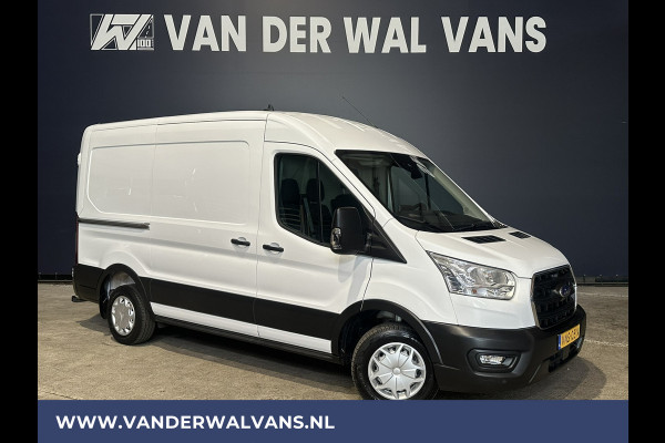 Ford Transit 2.0 TDCI 130pk L2H2 Euro6 Airco | Camera | Android Auto | Cruisecontrol | 2550kg Trekhaak Elektrisch verstelbare bestuurdersstoel, Verwarmde voorruit, Parkeersensoren, Bijrijdersbank, Parkeersensoren