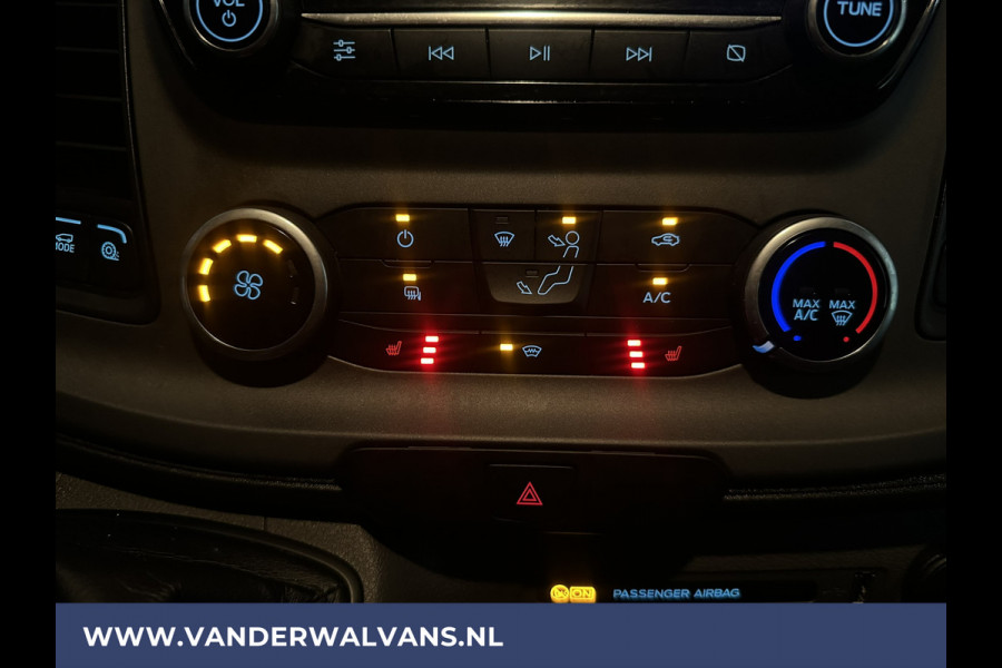 Ford Transit 2.0 TDCI 130pk L2H2 Euro6 Airco | Camera | Android Auto | Cruisecontrol | 2550kg Trekhaak Elektrisch verstelbare bestuurdersstoel, Verwarmde voorruit, Parkeersensoren, Bijrijdersbank, Parkeersensoren