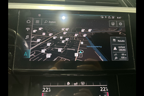 Audi e-tron e-tron 55 quattro advanced 95 kWh Panoramadak | S-Line | Lederen bekleding