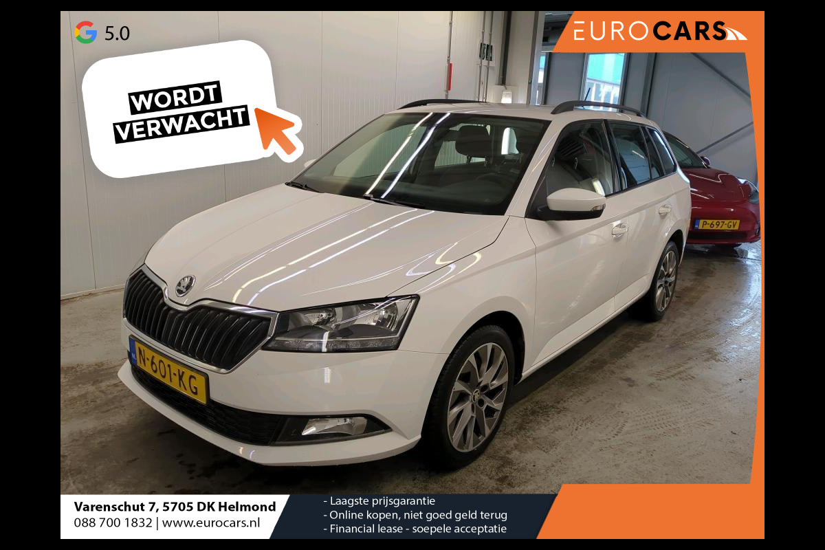 Škoda Fabia Combi 1.0 TSI DSG Business Edition Trekhaak Navigatie Apple Carplay/Android Auto Parkeersensoren achter Stoelverwarming Cruise Control Airco Škoda Fabia Combi 1.0 TSI DSG Business Edition Trekhaak Navigatie Apple Carplay/Android Auto Parkeersensoren achter Stoelverwarming Cruise Control Airco