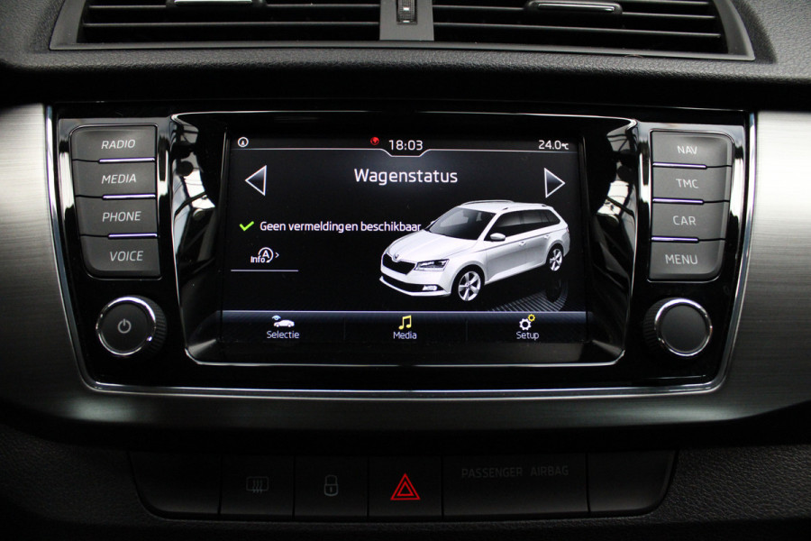 Škoda Fabia Combi 1.0 TSI 110pk Aut. Navi Climate LM velgen Cruise PDC LED SmartLink Carplay BTW auto