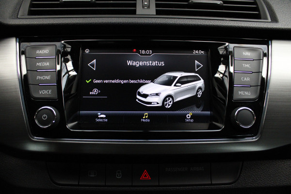 Škoda Fabia Combi 1.0 TSI 110pk Aut. Navi Climate LM velgen Cruise PDC LED SmartLink Carplay BTW auto