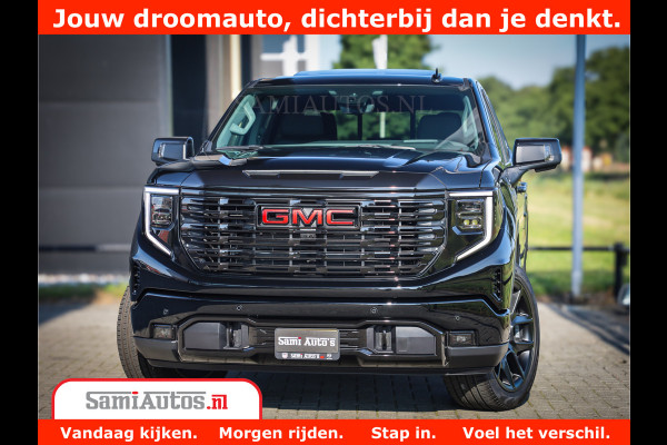 GMC Sierra DENALI 6.2 V8 426PK Full Option | De Meest Luxe Pick-Up in zijn Klasse | Comfortabele Dubbele Cabine met Royale 5 Zitplaatsen | BPM vrij | Nu Leverbaar uit Voorraad | Voorraad Nr 433794