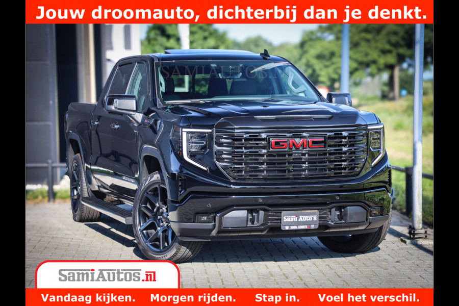 GMC Sierra DENALI 6.2 V8 426PK Full Option | De Meest Luxe Pick-Up in zijn Klasse | Comfortabele Dubbele Cabine met Royale 5 Zitplaatsen | BPM vrij | Nu Leverbaar uit Voorraad | Voorraad Nr 433794