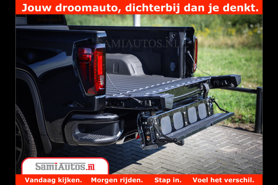 GMC Sierra DENALI 6.2 V8 426PK Full Option | De Meest Luxe Pick-Up in zijn Klasse | Comfortabele Dubbele Cabine met Royale 5 Zitplaatsen | BPM vrij | Nu Leverbaar uit Voorraad | Voorraad Nr 433794