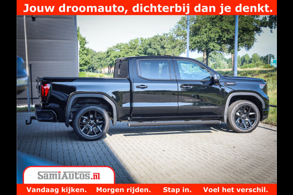 GMC Sierra DENALI 6.2 V8 426PK Full Option | De Meest Luxe Pick-Up in zijn Klasse | Comfortabele Dubbele Cabine met Royale 5 Zitplaatsen | BPM vrij | Nu Leverbaar uit Voorraad | Voorraad Nr 433794
