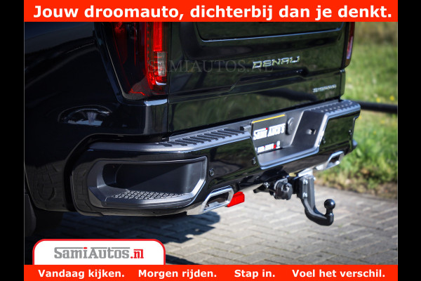 GMC Sierra DENALI 6.2 V8 426PK Full Option | De Meest Luxe Pick-Up in zijn Klasse | Comfortabele Dubbele Cabine met Royale 5 Zitplaatsen | BPM vrij | Nu Leverbaar uit Voorraad | Voorraad Nr 433794
