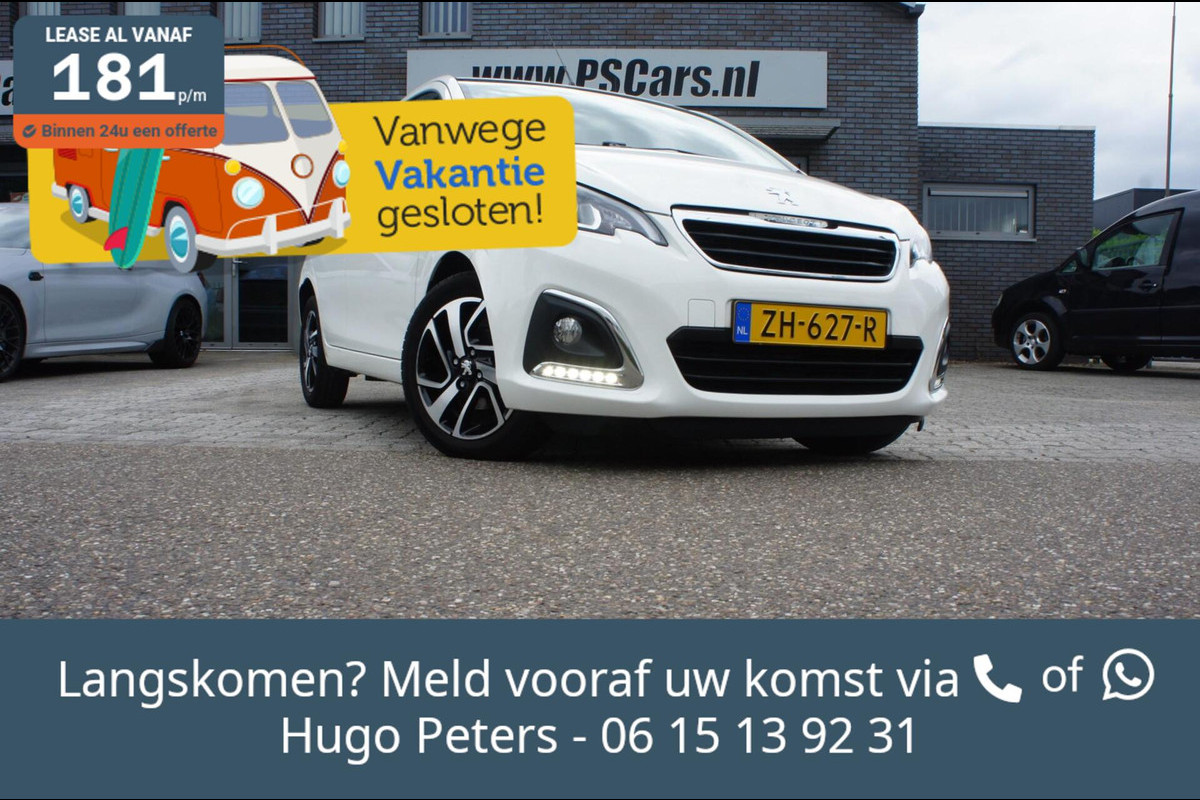 Peugeot 108 1.0 e-VTi 72pk Automaat Clima|Camera|CarPlay|Velgen Peugeot 108 1.0 e-VTi 72pk Automaat Clima|Camera|CarPlay|Velgen