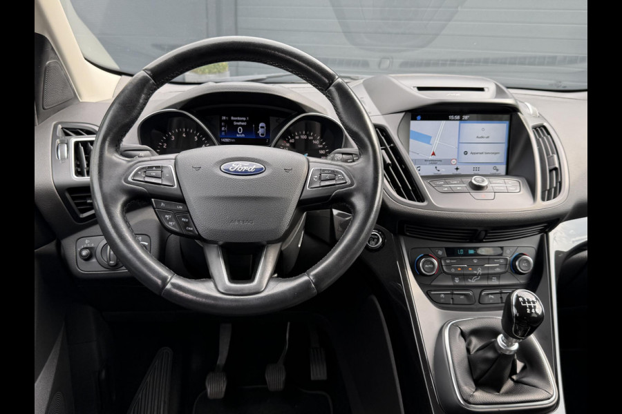 Ford Kuga 1.5 EcoBoost Titanium 2e Eigenaar,Trekhaak,Camera,Navi,Dealer Onderhouden,6 Bak,Clima,Cruise,Lm velgen,120pk,Apk tot 11-2025