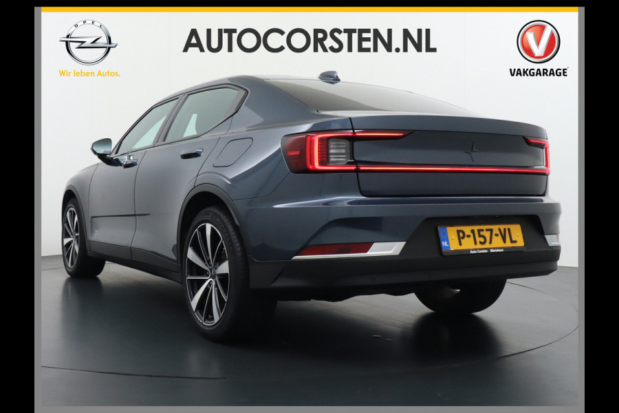 Polestar 2 AUT. 408 pk Long Range Dual Motor 78kWh Panorama-Dak Harman&Kardon® Electr.Stoelen Verwarmd+Achterbank+Stuur Adaptive-Cruise Car Verkeersbord detectie Regen-Lichtsensor Virtual-Cockpit Home-Link Bots waarschuwing Autonoom-Rem Lane Assist Keyless Connected 1e Eigenaar Origineel Nederlandse Auto 1.500kg Trekvermogen 660Nm! € 59.000 nieuw!