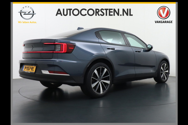 Polestar 2 AUT. 408 pk Long Range Dual Motor 78kWh Panorama-Dak Harman&Kardon® Electr.Stoelen Verwarmd+Achterbank+Stuur Adaptive-Cruise Car Verkeersbord detectie Regen-Lichtsensor Virtual-Cockpit Home-Link Bots waarschuwing Autonoom-Rem Lane Assist Keyless Connected 1e Eigenaar Origineel Nederlandse Auto 1.500kg Trekvermogen 660Nm! € 59.000 nieuw!