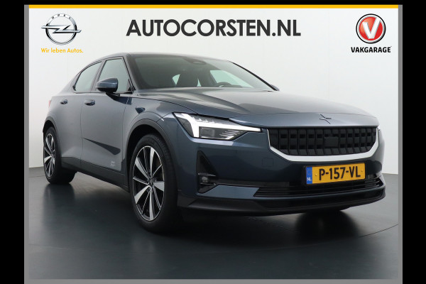 Polestar 2 AUT. 408 pk Long Range Dual Motor 78kWh Panorama-Dak Harman&Kardon® Electr.Stoelen Verwarmd+Achterbank+Stuur Adaptive-Cruise Car Verkeersbord detectie Regen-Lichtsensor Virtual-Cockpit Home-Link Bots waarschuwing Autonoom-Rem Lane Assist Keyless Connected 1e Eigenaar Origineel Nederlandse Auto 1.500kg Trekvermogen 660Nm! € 59.000 nieuw!
