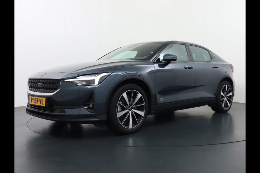 Polestar 2 AUT. 408 pk Long Range Dual Motor 78kWh Panorama-Dak Harman&Kardon® Electr.Stoelen Verwarmd+Achterbank+Stuur Adaptive-Cruise Car Verkeersbord detectie Regen-Lichtsensor Virtual-Cockpit Home-Link Bots waarschuwing Autonoom-Rem Lane Assist Keyless Connected 1e Eigenaar Origineel Nederlandse Auto 1.500kg Trekvermogen 660Nm! € 59.000 nieuw!