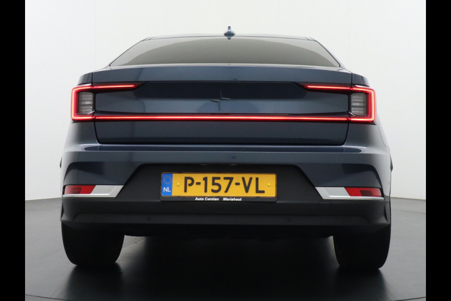 Polestar 2 AUT. 408 pk Long Range Dual Motor 78kWh Panorama-Dak Harman&Kardon® Electr.Stoelen Verwarmd+Achterbank+Stuur Adaptive-Cruise Car Verkeersbord detectie Regen-Lichtsensor Virtual-Cockpit Home-Link Bots waarschuwing Autonoom-Rem Lane Assist Keyless Connected 1e Eigenaar Origineel Nederlandse Auto 1.500kg Trekvermogen 660Nm! € 59.000 nieuw!