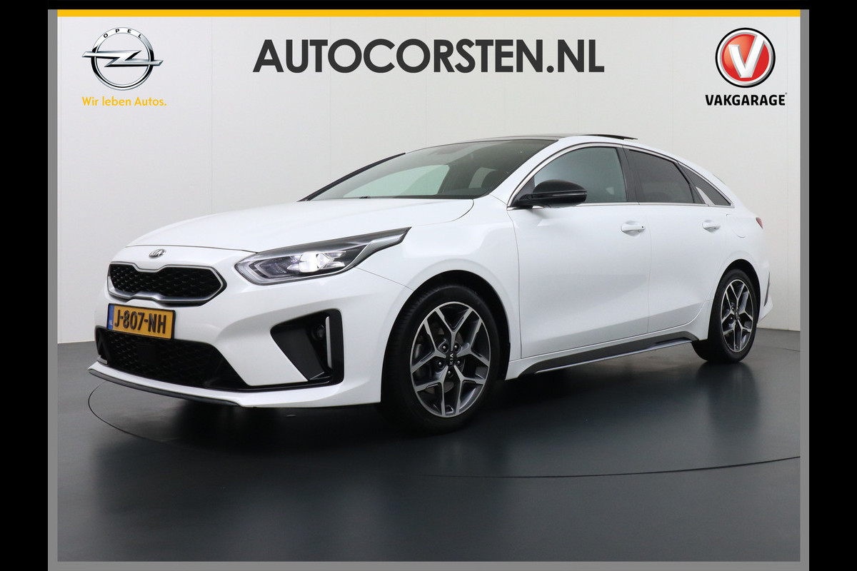 Kia ProCeed 1.4 T-GDI 141PK Autom. GT-Line Panoramadak Virtual Cockpit Trekhaak Navi Camera Ecc Apple Carplay Android Auto Adap.Cruise Stoel Keyless DAB Lmv 17" Led Dodehoekdetector Rijstrooksensor met correctie Elek.Achterklep Verkeersbord detectie Uitparkeer waarschuwing Zeer compleet! Origineel Nederlandse Auto €35.000,- nieuw Kia ProCeed 1.4 T-GDI 141PK Autom. GT-Line Panoramadak Virtual Cockpit Trekhaak Navi Camera Ecc Apple Carplay Android Auto Adap.Cruise Stoel Keyless DAB Lmv 17" Led Dodehoekdetector Rijstrooksensor met correctie Elek.Achterklep Verkeersbord detectie Uitparkeer waarschuwing Zeer compleet! Origineel Nederlandse Auto €35.000,- nieuw