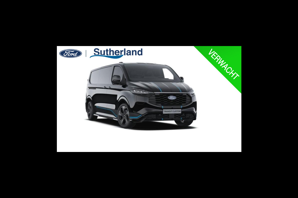 Ford Transit Custom 320 2.5 PHEV L2H1 Sport 233pk | Inklapbare trekhaak | 19 inch lichtmetalen Sport velgen (mat zwart) | Verwarmbaar stuurwiel  | Navigatie systeem | B&O speakers