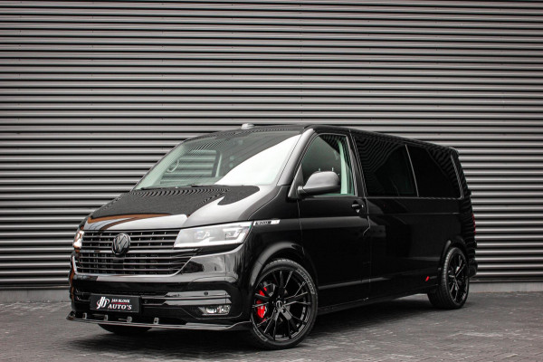 Volkswagen Transporter 2.0 TDI L2H1 30 DC BULLI 199PK DUBBEL CABINE / LEDEREN BEKLEDING / PDC / VERLAGINGSVEREN / 2X SCHUIFDEUR