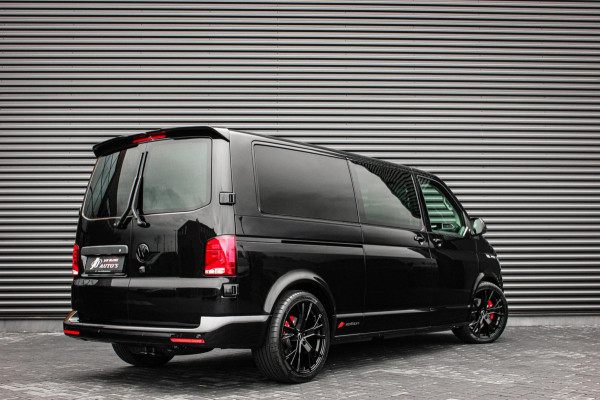 Volkswagen Transporter 2.0 TDI L2H1 30 DC BULLI 199PK DUBBEL CABINE / LEDEREN BEKLEDING / PDC / VERLAGINGSVEREN / 2X SCHUIFDEUR