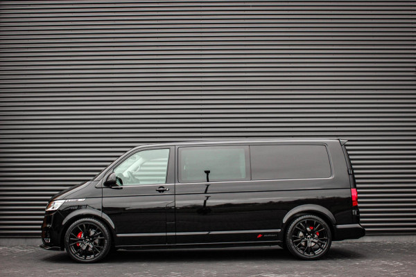 Volkswagen Transporter 2.0 TDI L2H1 30 DC BULLI 199PK DUBBEL CABINE / LEDEREN BEKLEDING / PDC / VERLAGINGSVEREN / 2X SCHUIFDEUR