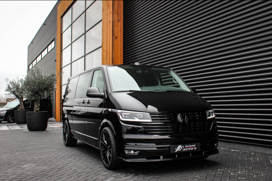 Volkswagen Transporter 2.0 TDI L2H1 30 DC BULLI 199PK DUBBEL CABINE / LEDEREN BEKLEDING / PDC / VERLAGINGSVEREN / 2X SCHUIFDEUR