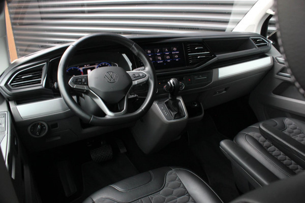 Volkswagen Transporter 2.0 TDI L2H1 30 DC BULLI 199PK DUBBEL CABINE / LEDEREN BEKLEDING / PDC / VERLAGINGSVEREN / 2X SCHUIFDEUR