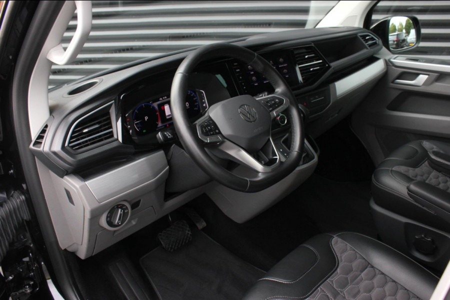 Volkswagen Transporter 2.0 TDI L2H1 30 DC BULLI 199PK DUBBEL CABINE / LEDEREN BEKLEDING / PDC / VERLAGINGSVEREN / 2X SCHUIFDEUR