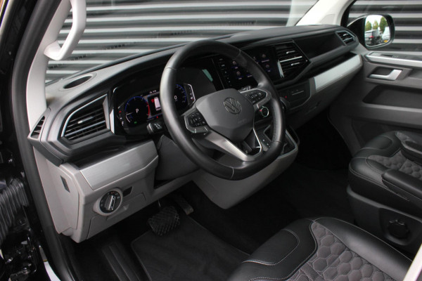 Volkswagen Transporter 2.0 TDI L2H1 30 DC BULLI 199PK DUBBEL CABINE / LEDEREN BEKLEDING / PDC / VERLAGINGSVEREN / 2X SCHUIFDEUR