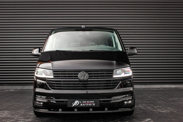 Volkswagen Transporter 2.0 TDI L2H1 30 DC BULLI 199PK DUBBEL CABINE / LEDEREN BEKLEDING / PDC / VERLAGINGSVEREN / 2X SCHUIFDEUR