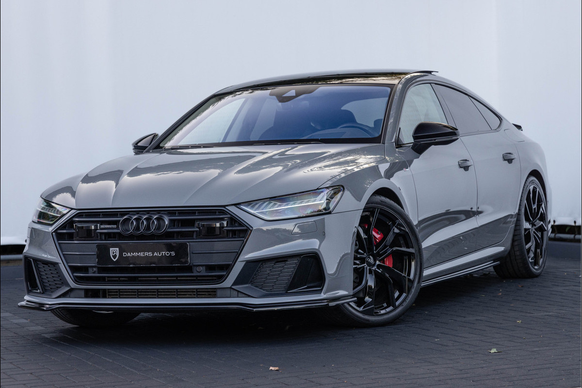 Audi A7 Sportback 55 TFSi-e 367pk Quattro Pano S-stoelen HuD B&O Trekhaak 21'' Audi A7 Sportback 55 TFSi-e 367pk Quattro Pano S-stoelen HuD B&O Trekhaak 21''