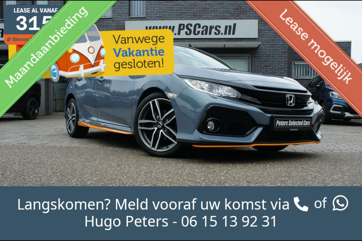 Honda Civic 1.0 i-VTEC Elegance Sport Orange Edition Honda Civic 1.0 i-VTEC Elegance Sport Orange Edition
