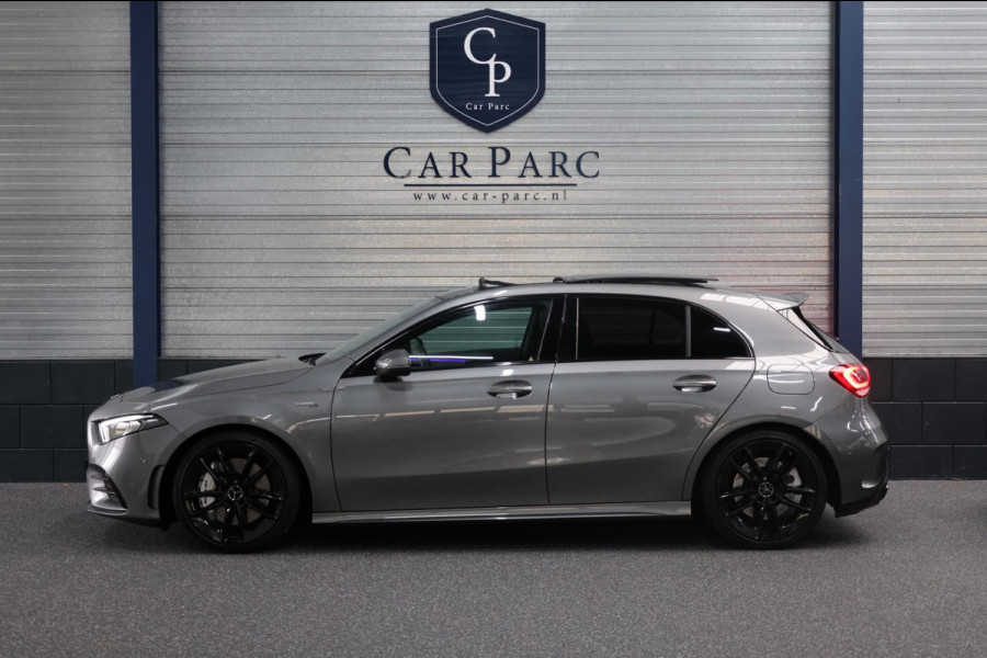 Mercedes-Benz A-Klasse AMG 35 4MATIC 306+PK LED/SFEER/VIRTUAL/PANO/HALF LEER+ALCANTARA+S.VERWARMING/CAM/ACC/ECC/12 MDN GARANTIE!