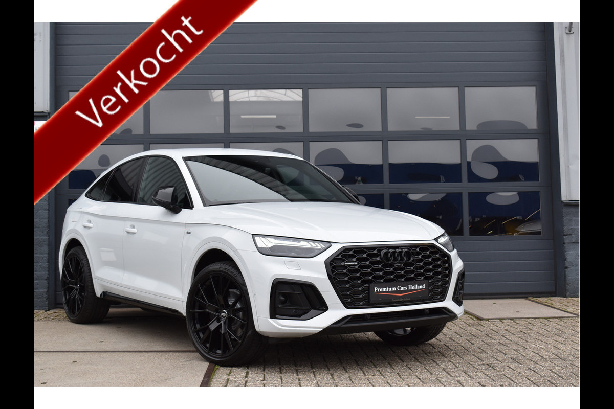 Audi Q5 Sportback 50 TFSI e S-Line Black Ed Matrix Oled B&O Leder 360 Camera Sfeer Keyless Audi Q5 Sportback 50 TFSI e S-Line Black Ed Matrix Oled B&O Leder 360 Camera Sfeer Keyless