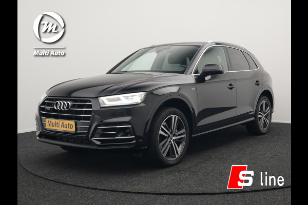 Audi Q5 55 TFSI e Quattro S Line Plug In Hybrid 367pk PHEV | Adaptive Cruise | Alcantara Sportstoelen Massage | 20"L.M | Keyless | DAB | Navi | Stoelverwarming | El. Achterklep |