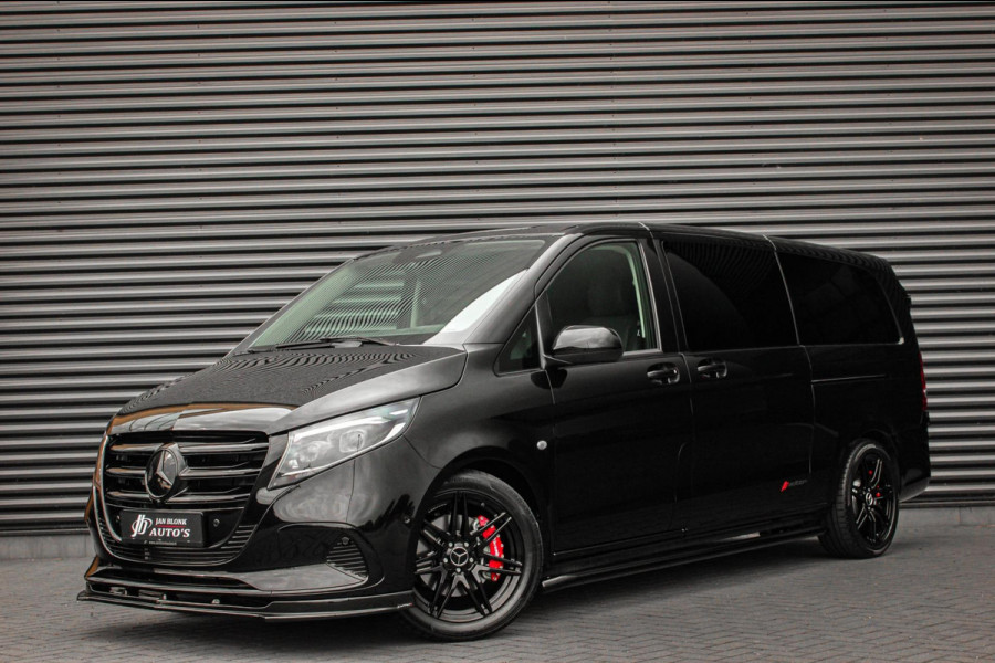Mercedes-Benz Vito 119 CDI L3 SPORT DUBBEL CABINE / DC / BPM VRIJ / FULL BLACK / 2X SCHUIFDEUREN / AMG / VERLAAGD / APPLE CARPLAY