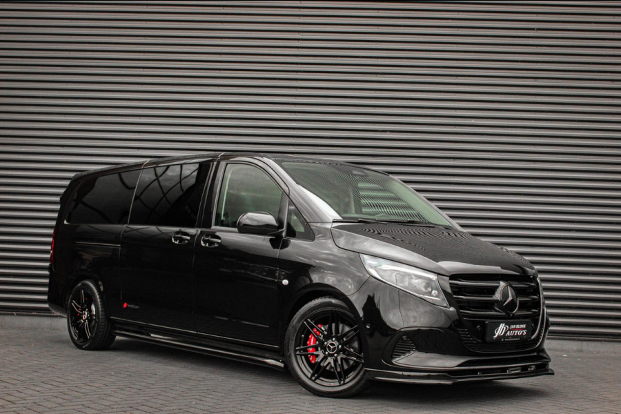 Mercedes-Benz Vito 119 CDI L3 SPORT DUBBEL CABINE / DC / BPM VRIJ / FULL BLACK / 2X SCHUIFDEUREN / AMG / VERLAAGD / APPLE CARPLAY