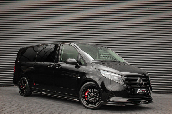 Mercedes-Benz Vito 119 CDI L3 SPORT DUBBEL CABINE / DC / BPM VRIJ / FULL BLACK / 2X SCHUIFDEUREN / AMG / VERLAAGD / APPLE CARPLAY