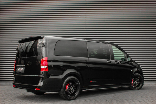Mercedes-Benz Vito 119 CDI L3 SPORT DUBBEL CABINE / DC / BPM VRIJ / FULL BLACK / 2X SCHUIFDEUREN / AMG / VERLAAGD / APPLE CARPLAY