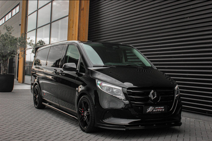 Mercedes-Benz Vito 119 CDI L3 SPORT DUBBEL CABINE / DC / BPM VRIJ / FULL BLACK / 2X SCHUIFDEUREN / AMG / VERLAAGD / APPLE CARPLAY