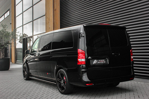 Mercedes-Benz Vito 119 CDI L3 SPORT DUBBEL CABINE / DC / BPM VRIJ / FULL BLACK / 2X SCHUIFDEUREN / AMG / VERLAAGD / APPLE CARPLAY