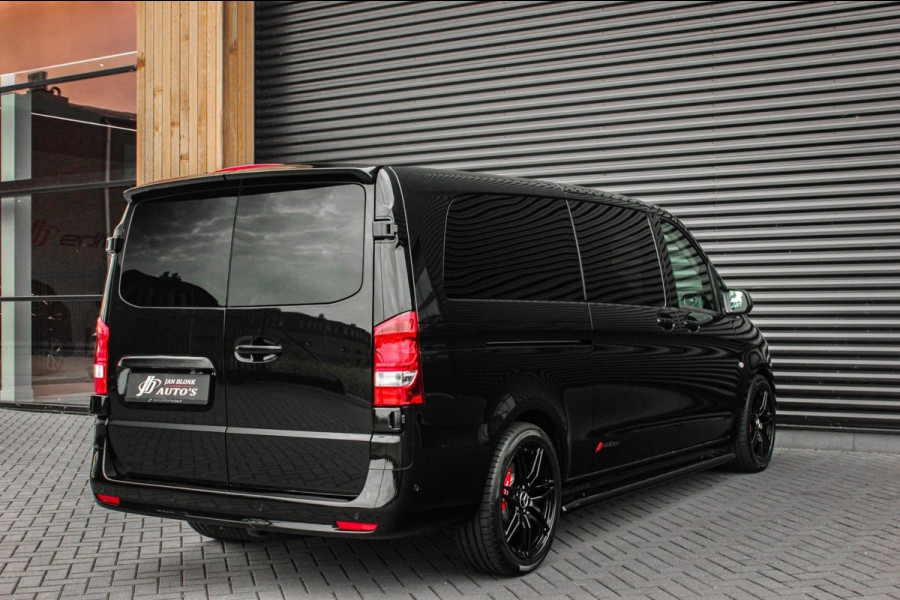 Mercedes-Benz Vito 119 CDI L3 SPORT DUBBEL CABINE / DC / BPM VRIJ / FULL BLACK / 2X SCHUIFDEUREN / AMG / VERLAAGD / APPLE CARPLAY