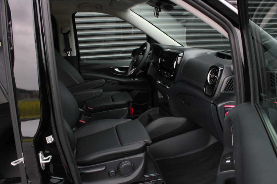 Mercedes-Benz Vito 119 CDI L3 SPORT DUBBEL CABINE / DC / BPM VRIJ / FULL BLACK / 2X SCHUIFDEUREN / AMG / VERLAAGD / APPLE CARPLAY