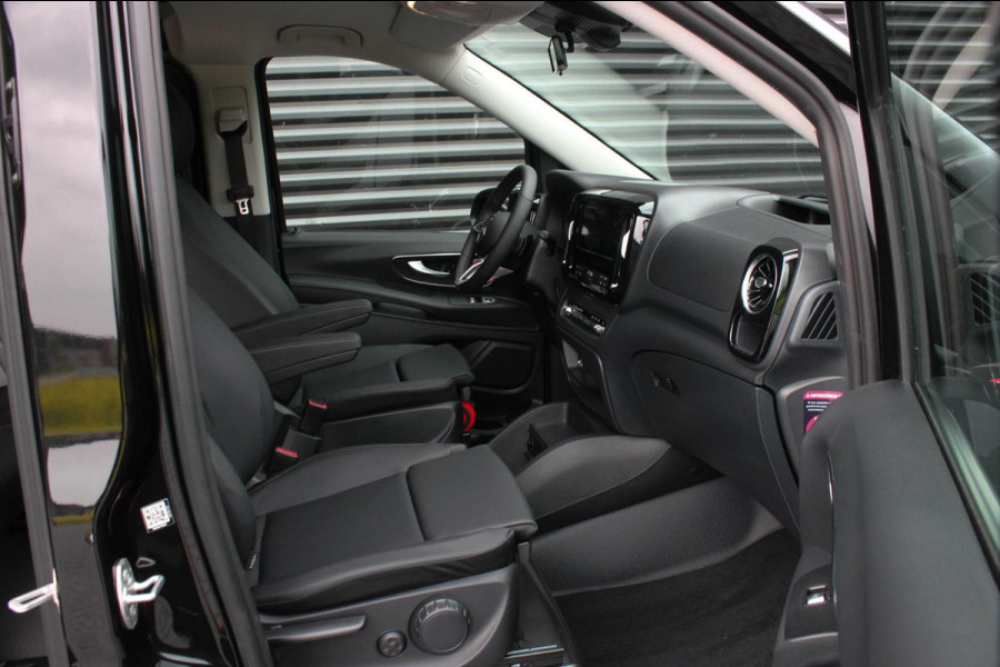 Mercedes-Benz Vito 119 CDI L3 SPORT DUBBEL CABINE / DC / BPM VRIJ / FULL BLACK / 2X SCHUIFDEUREN / AMG / VERLAAGD / APPLE CARPLAY