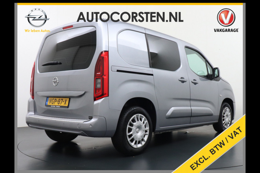 Opel Combo 1.5D 102PK L1H1 Innovation Leder Apple Carplay Android Auto Cruise Control Stoel+Stuurverwarming Navi* DAB+ Pdc Achterklep Schuifdeur Led Regen-Lichtsensor Bluetooth Laden-Kasten inbouw 1e Eigenaar Euro 6