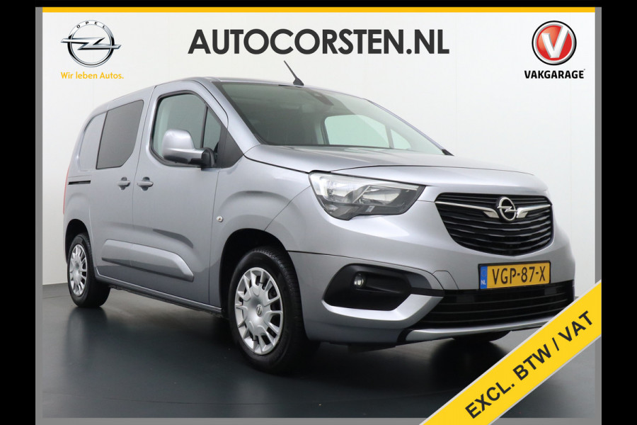 Opel Combo 1.5D 102PK L1H1 Innovation Leder Apple Carplay Android Auto Cruise Control Stoel+Stuurverwarming Navi* DAB+ Pdc Achterklep Schuifdeur Led Regen-Lichtsensor Bluetooth Laden-Kasten inbouw 1e Eigenaar Euro 6