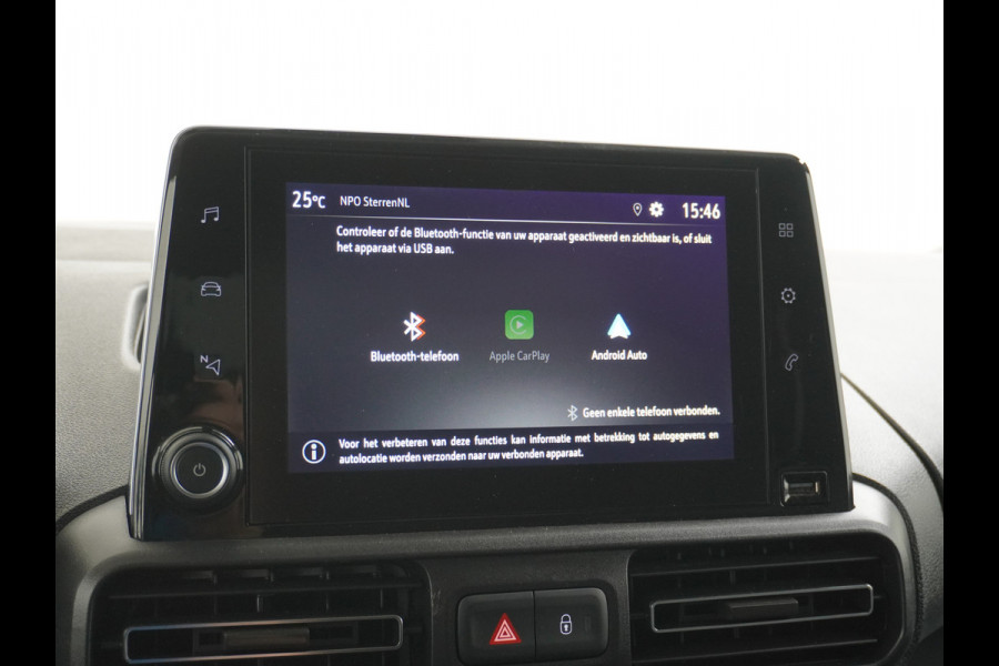 Opel Combo 1.5D 102PK L1H1 Innovation Leder Apple Carplay Android Auto Cruise Control Stoel+Stuurverwarming Navi* DAB+ Pdc Achterklep Schuifdeur Led Regen-Lichtsensor Bluetooth Laden-Kasten inbouw 1e Eigenaar Euro 6