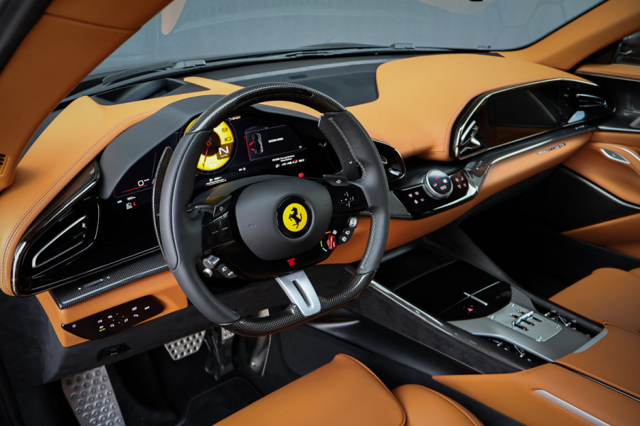 Ferrari Purosangue 6.5 V12 | NEW | 135K OPTIONS | CARBON WHEELHOUSE, R+F DIFFUSERS, UNDERDOOR, MIRRORS, DOORPANELS, KICKPLATE, CENTRE CONSOLE, FRON MASSAGE REAR SEATS | FULL LEATHER PACK | DIGITAL REAR VIEW CAMERA | PRIVACY GLASS | REAR SEATS COOLED/HEATED | BURMESTER HIGH END AUDIO | ACTIVE MATRIX LED HEADLIGHTS | VAT REF. |