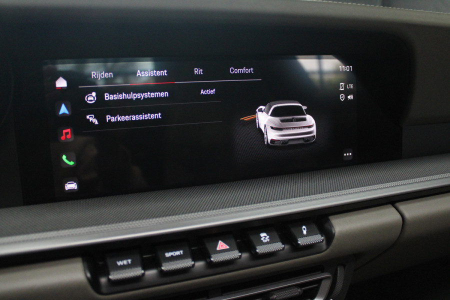 Porsche 911 3.0 4 Targa Leder Navi Camera Bose Climate PDC Alcantara binnenhemel (zwart) Stoelverwarming Carplay Xenon LM velgen