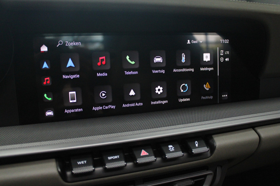 Porsche 911 3.0 4 Targa Leder Navi Camera Bose Climate PDC Alcantara binnenhemel (zwart) Stoelverwarming Carplay Xenon LM velgen