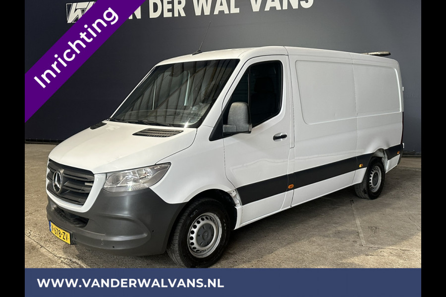 Mercedes-Benz Sprinter 316 CDI 164pk 3500kg Trekhaak L2H1 Inrichting Euro6 Airco | Camera | Apple Carplay | Android Auto Cruisecontrol, Parkeersensoren