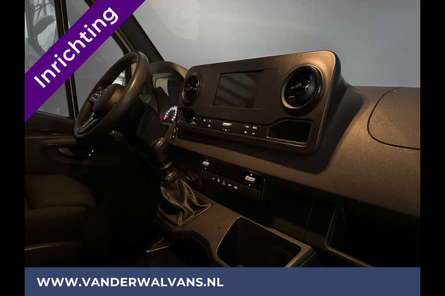 Mercedes-Benz Sprinter 316 CDI 164pk 3500kg Trekhaak L2H1 Inrichting Euro6 Airco | Camera | Apple Carplay | Android Auto Cruisecontrol, Parkeersensoren